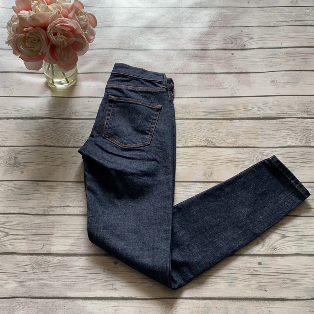 Everlane Mid Rise Skinny Jean Rinse Size 24